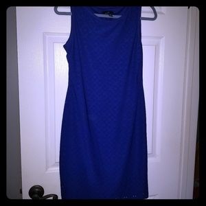 Sleeveless cobalt blue dress